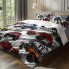 3pcs Monster Truck Bedding Duvet Cover Set Monster Truck Bedding Quilt Set Monster Truck Themed Bed Set Off Road Monster Truck