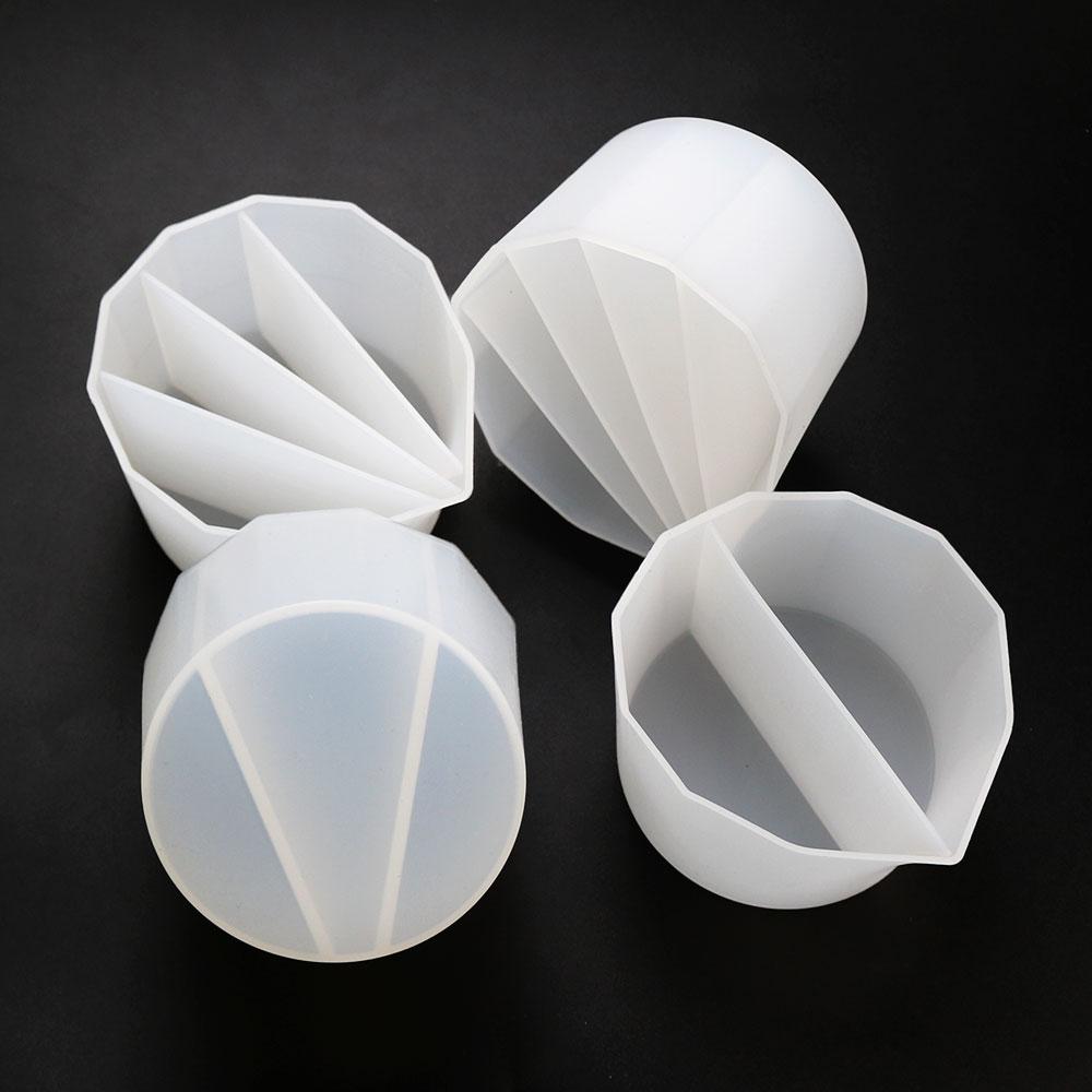 For Fun Silicone Distributing Cup Liquid Pigment Resin Color Mixing Cup Resin Cup for DIY Epoxy Resin Crafts Making Tools