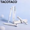 TACOTACO 3-Color Retractable Gel Pen Cute Minimalist Design 3-in-1 Black Red Blue Ink Smooth Writing for School Students A7978