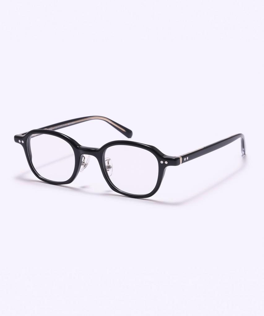 Alloaiweeo [Frame Black] Fbg7409 0920G Black Acetate Eyeglass Frame Blue Light Lens Selection