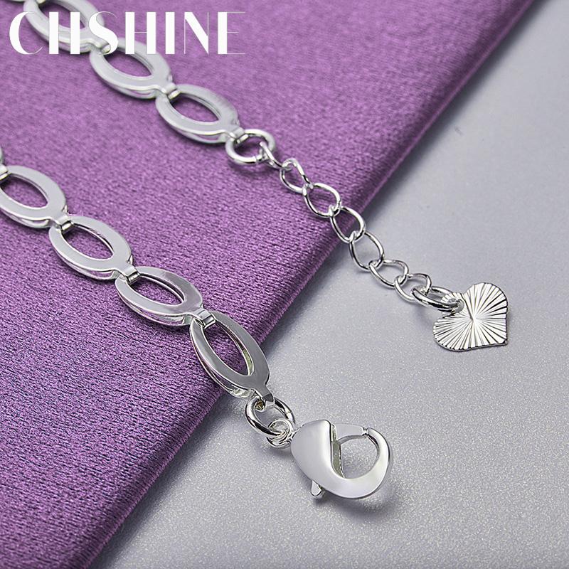 CHSHINE 925 Sterling Silver Tree of Life Bracelet For Women Fashion Charm Wedding Party Jewelry