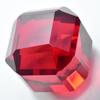 Cube AAA++ Cut Huge Size Lab-Created Red Ruby 47.05 Ct Loose Gemstone CERTIFIED S-810
