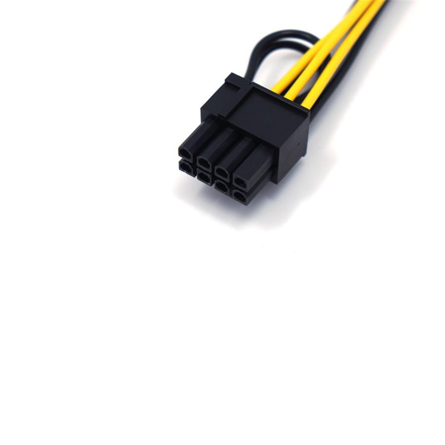 10 Pcs 18 Awg 6-Pin To 8-Pin Pci Express Power Cable For Video Card Pcie Pci-E