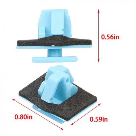Pack of 30 Blue Clips for Kia Hyundai Rocker Panel Retainer Moulding 877561F000