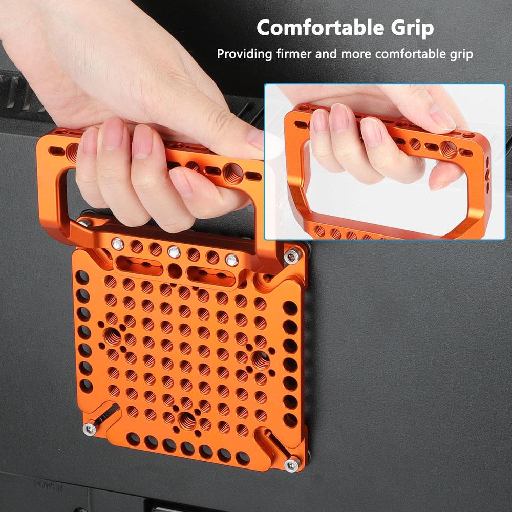 HDRIG Multifunctional Monitor VESA Mount Plate 75x75/100x100 Handheld 3938 оранжево-красный