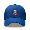 [Patriotic Baseball Cap] 2026  Unisex Dog With USA Flag Print Polyester Adjustable Breathable Sun Protection Casual Outdoor Sports Baseball Hat