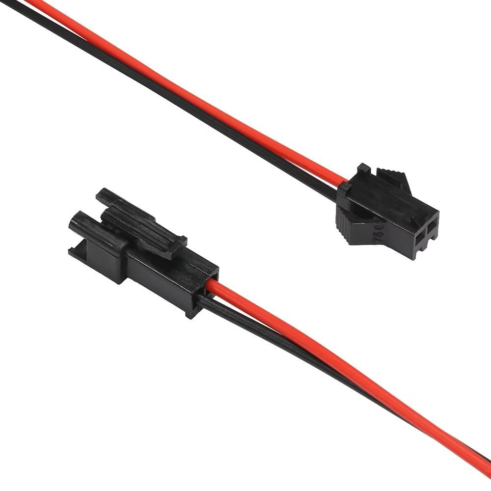 10PCS 2Pin Plug Socket Male To Female Wire Connector  For LED Strip Lamp Driver