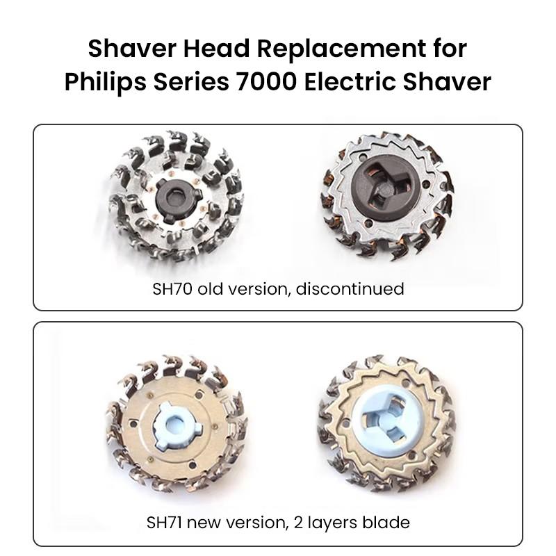 Philips Náhradní holicí hlavy SH71 Vhodné pro pětiúhelníkovou řadu 5000, všechny řady 7000
