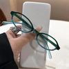 Retro Anti-blue Light Glasses Women Y2K Harajuku Red Green Square Frame Eyeglasses Reading Computer Spectacle Goggles Eyewears