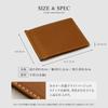 Made In Japan Tochigi Leather Cowhide Money Clip Black [Abies] (Bill Clip)