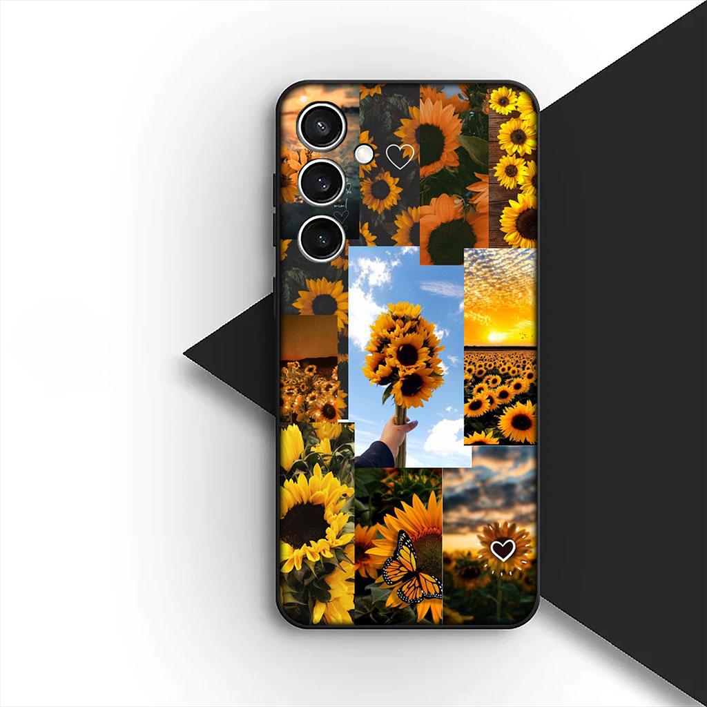 Phone Cover for Motorola Moto G86 G57 E14 E15 G14 G34 G35 G84 G24 A54 G15 Power E22 Case Sunflower Fresh Little Daisy Flower Motorola Moto G15 Power