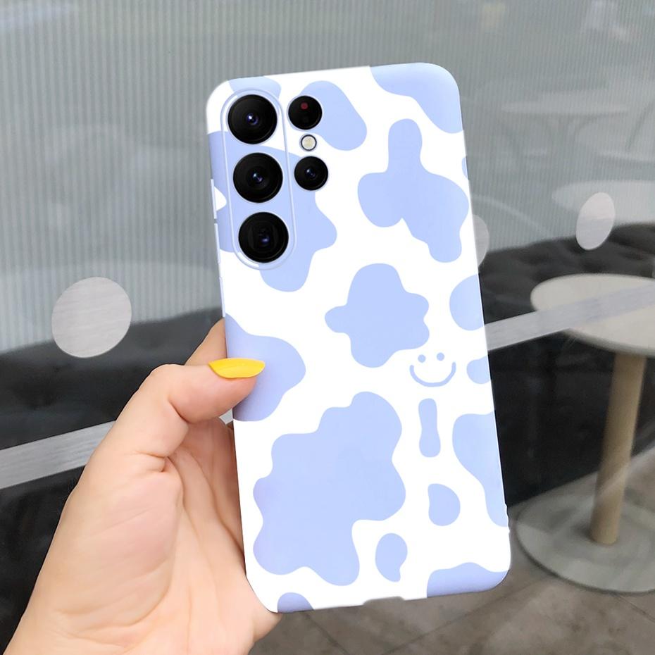 Silicone Case For Samsung S23 Ultra 5G Phone Cases Lovely Printing Soft TPU Cover For Samsung Galaxy S23 S 23 Plus S23+ Coque