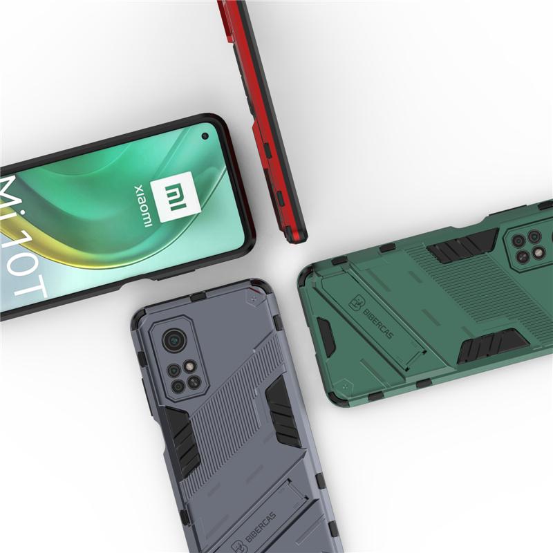 Phone Holder Case For Xiaomi Mi 10T Pro 5G Case Armor Full Cover For Xiaomi 11T Pro Case For Xiaomi 11T 12 Pro Mi 11i 11 Lite 5G