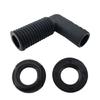 Angled Nylon Plastic Thru Hull Bilge Fitting Bilge Pump Aerator Hose Boat Marine Yacht Sail Accessories