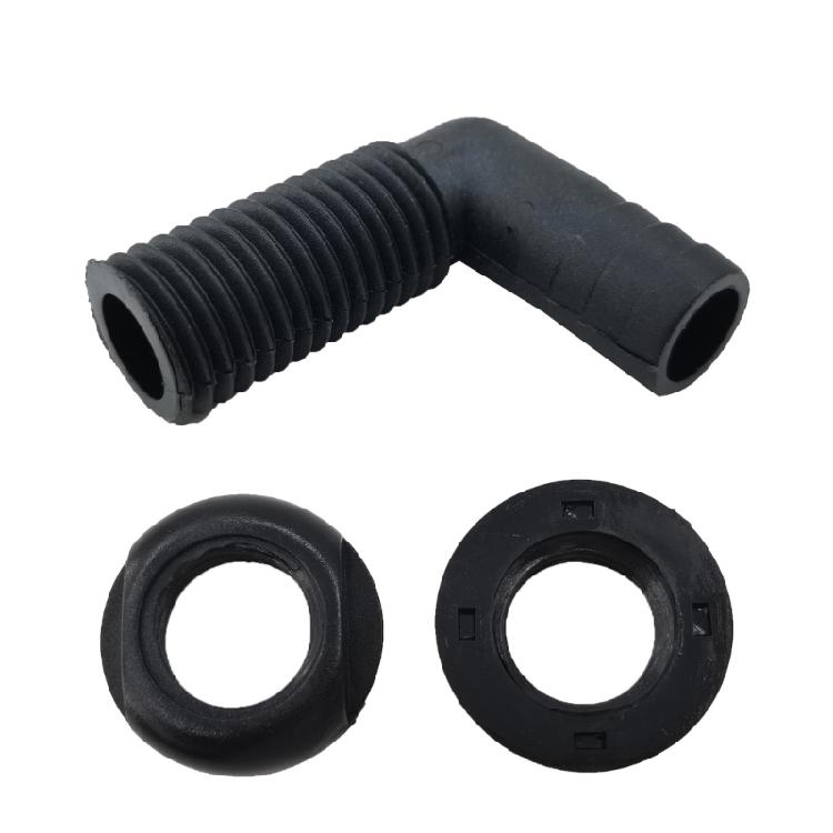 Angled Nylon Plastic Thru Hull Bilge Fitting Bilge Pump Aerator Hose Boat Marine Yacht Sail Accessories