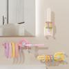 1Pcs Plastic Hairband Storage Hook L-Shape Space Saving Hair Tie Display Holder Waterproof Scrunchies Storage Rack Kitchen