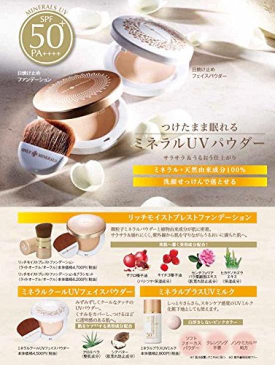 ONLY MINERALS Mineral UV Protect Milk SPF50PA++++