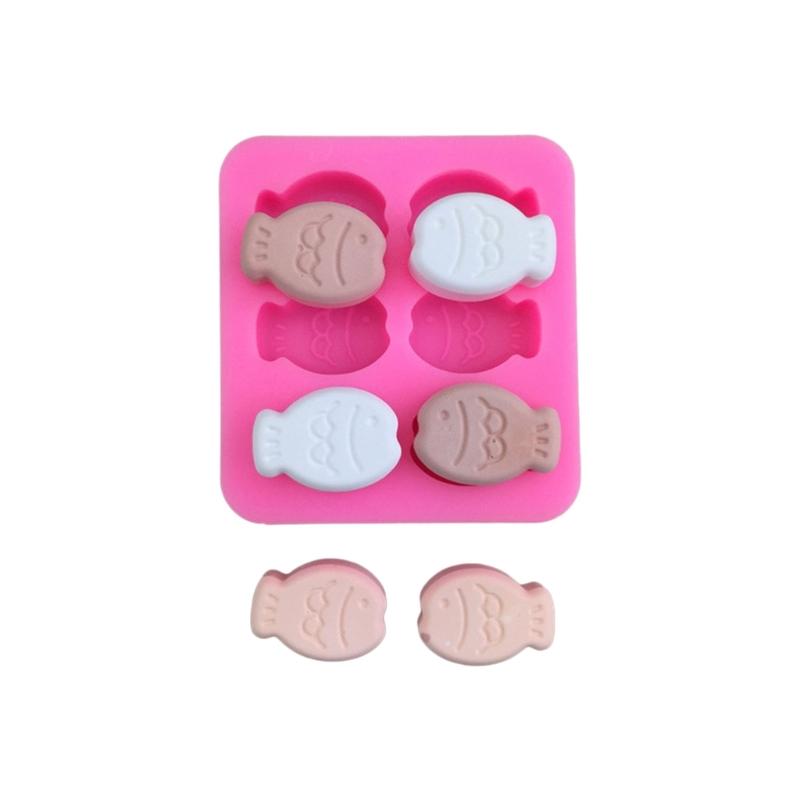 Silicone Candy Molds Baking Supplies Chocolate Molds Fish Shape Cake Decorating Tool Baking Molds DIY Fondant Molds