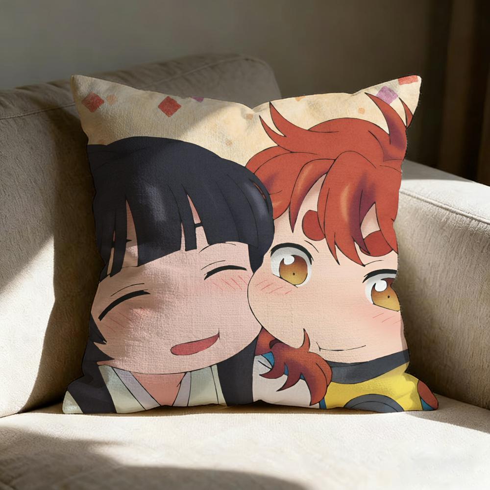 H-Hakumei And Mikochi ANIME Pillow Case Pillowcase, Double-sided Printed, Sofa Cushion, Bedroom Headboard Pillow