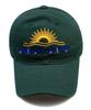 Wig Sunrise Effect Washing Cap-Dark Green