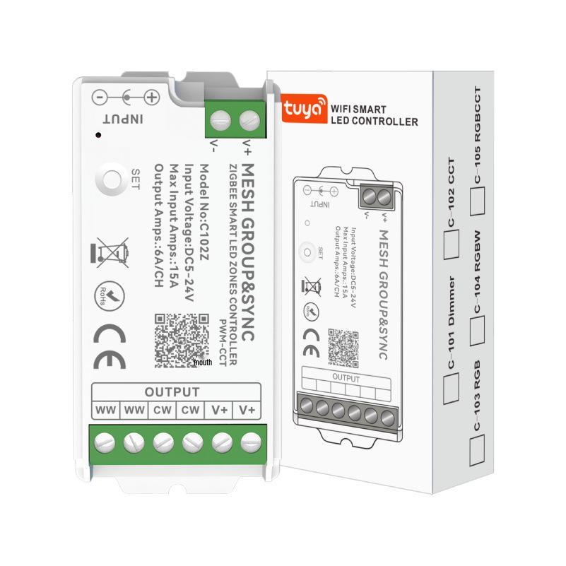 

Aipin C100Z Zigbee Tuya Smart Remote Control for Multiple Light Strips