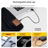 Wireless Bluetooth 5.4 Music Beanie Hat with LED Headlight, IPX5 Waterproof Stereo Headphones for Outdoor Sports