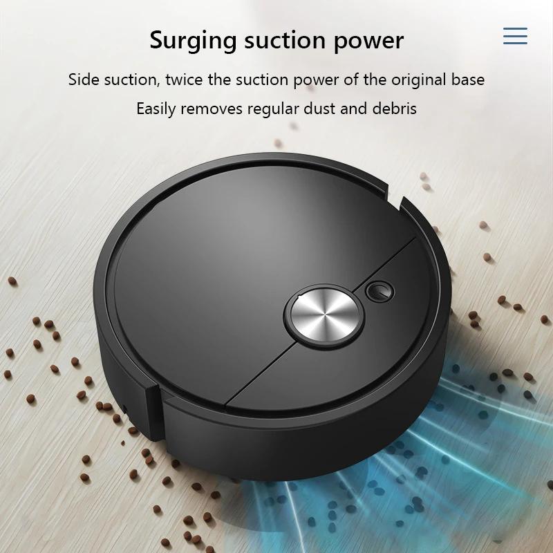 3 in 1 Sweeping Robot Rechargeable Robot Vacuum Strong Suction Vacuum Mop Robot Compact Cleaning Machine for Home Cleaning