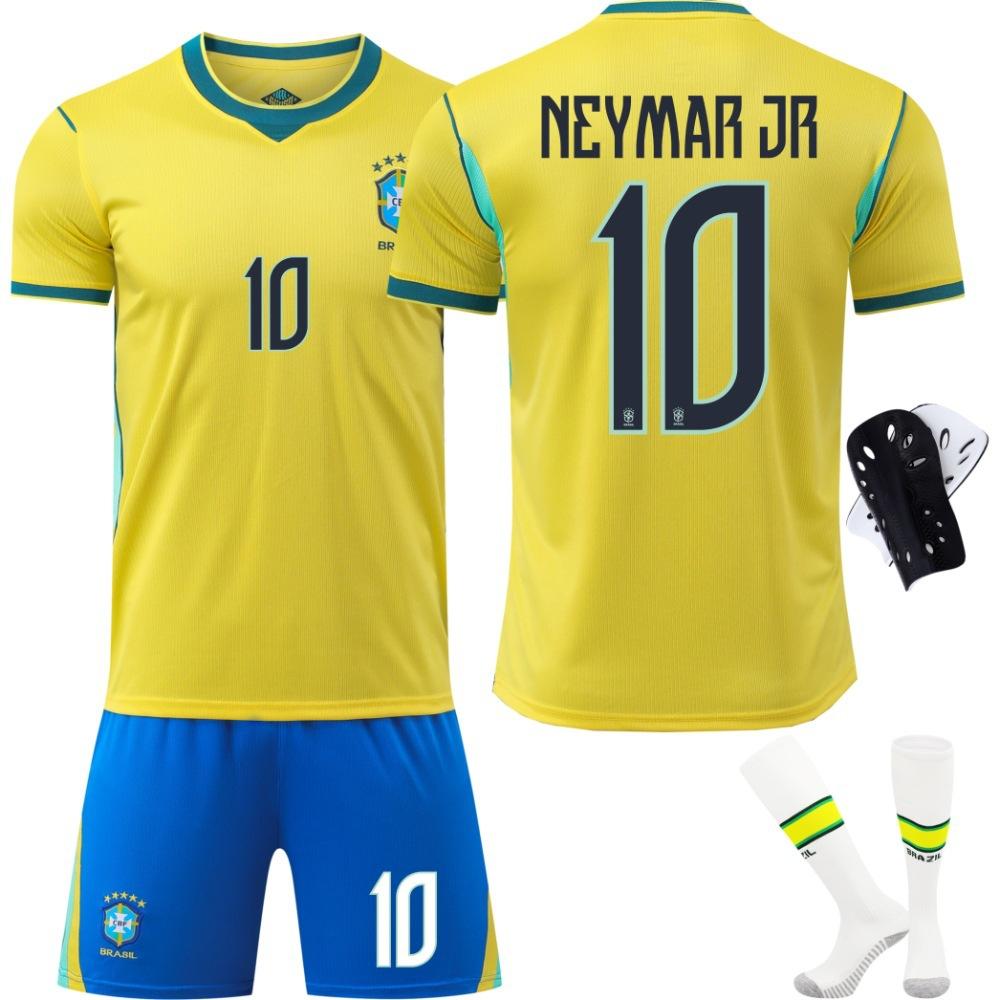 Nowy Sezon Koszulka Piłkarska Brazylii Zestaw #10 Neymar
