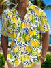 Hawaii 3D-gedrucktes kurzärmeliges Hemd Strand lockere Passform Herren Sublimations-Digitaldruck Strandhemd