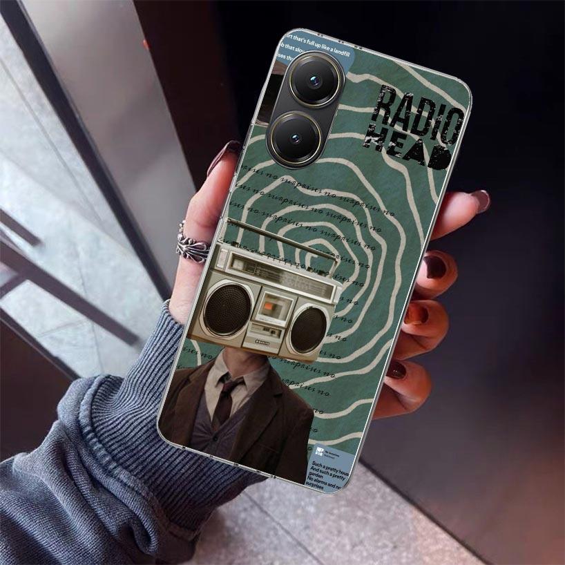 Bnad R-Radiohead Phone Case For Xiaomi Poco X5 X6 X7 Pro F7 Ultra M7 Redmi 15C 15 13C 13 12C 12 10 10C 10A 9 9C 9T 9A Cover Poco