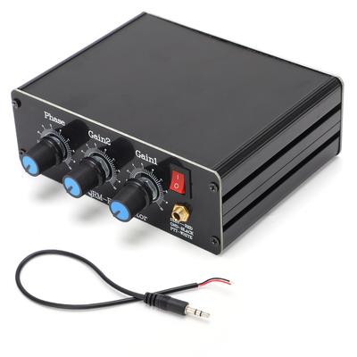 Aluminum Alloy QRM Eliminator XPhase 130 MHz HF Bands Radio Signal Receiver Builtin PTT Control