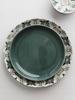 LARGE SHALLOW CERAMIC DINNER BREAKFAST PLATE 26 cm MOSAIQUE LINE