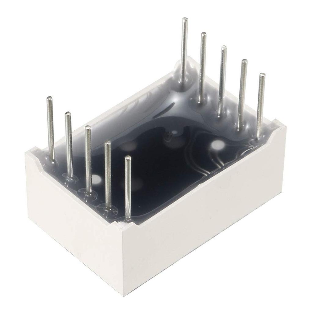 uxcell LED Digital Display 19 x x Pack of 4 Tube, 10-Pin, 1-Bit, 7-Segment, 12.7 8mm,
