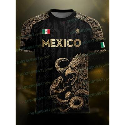 Mexico Special Youth Football Jersey Mens Women Casual Sport Breathable Top for Competition Training Tees Summer Men's Clothing