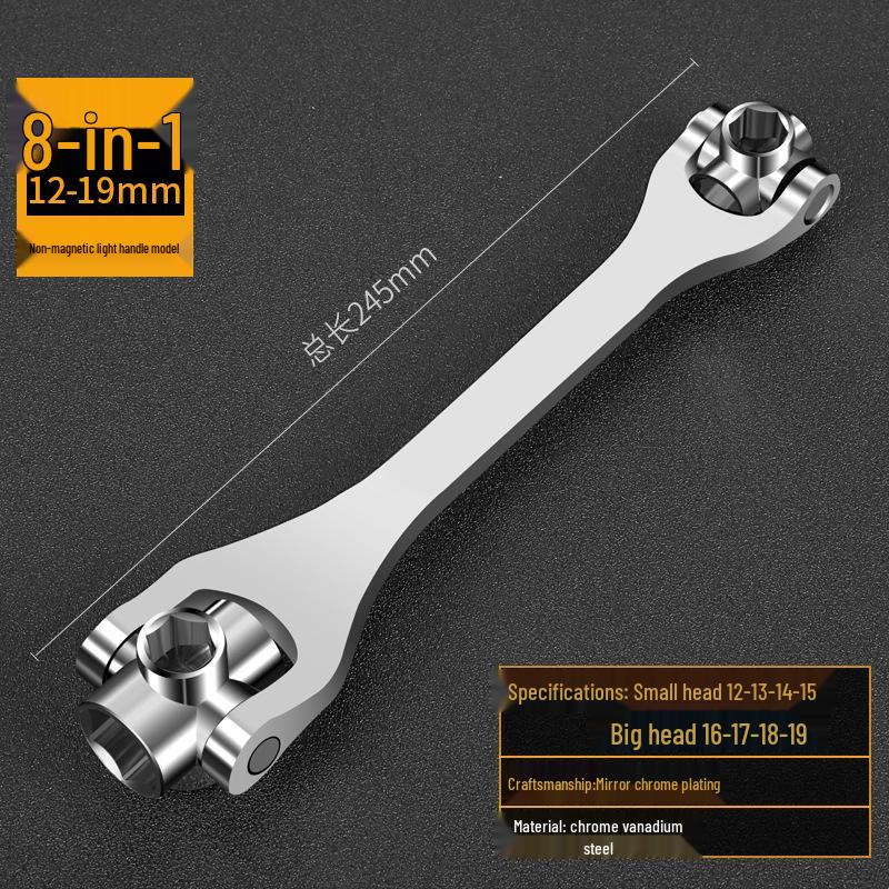 52-in-1 Mehrzweck 360° Schraubenschlüssel-Set