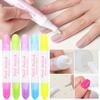 1Pc Nail Art Corrector Pen Nail Remover Polish Pen Random Color Remover Corrector Cotton Head Pen Nail Art Tool