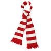 Weihnachtsrot Weiß Gestrickter Schal Gestreift Zuckerstangen Schal Schneemann Lange Schals für Damen Herren Feiertag Winter Warm (Gestreift)