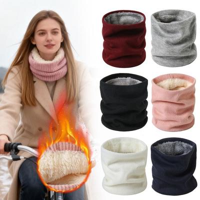 Breathable Neck Warmer Windproof Plush Snood New Winter Scarf Winter