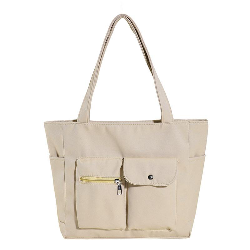 Stylish Large Capacity Nylon Tote Bag For Women Ideal For Work Commute And School