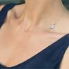 New Minimalist Pendant Women's Necklaces Cross Leaf Silver Color Knot Design Female Neck Jewelry Infinity Multilayers Collares