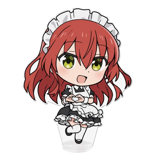 Anime "Bocchi the Rock!" DekaPuniKore! Acrylic Figure Kita Ikuyo Maid Outfit Ver.