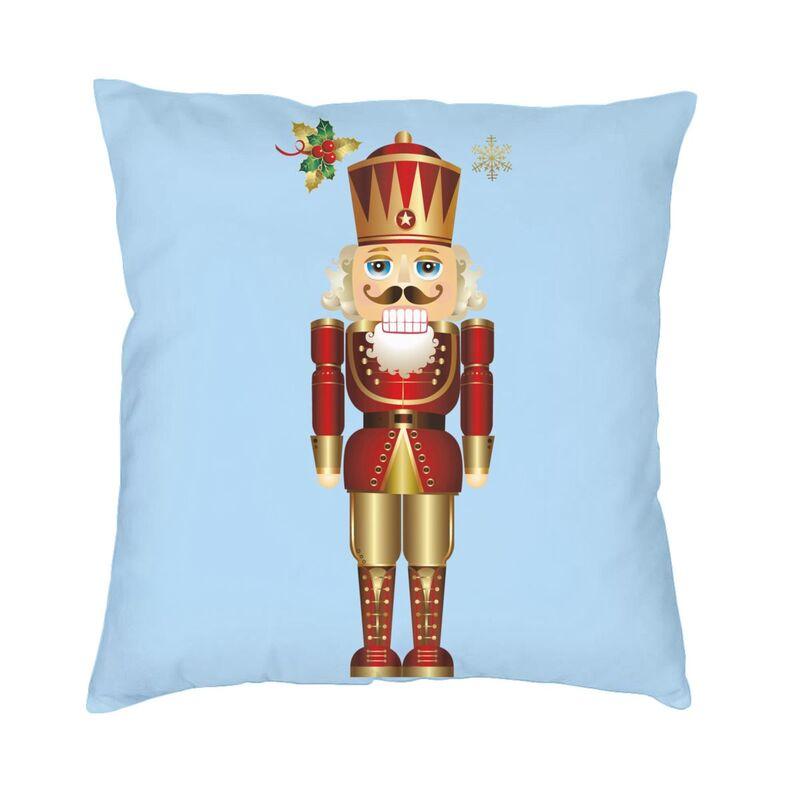 Nøtteknekker Soldat Toy Gave Putetrekk Sofa Home Decor Firkantet putetrekk