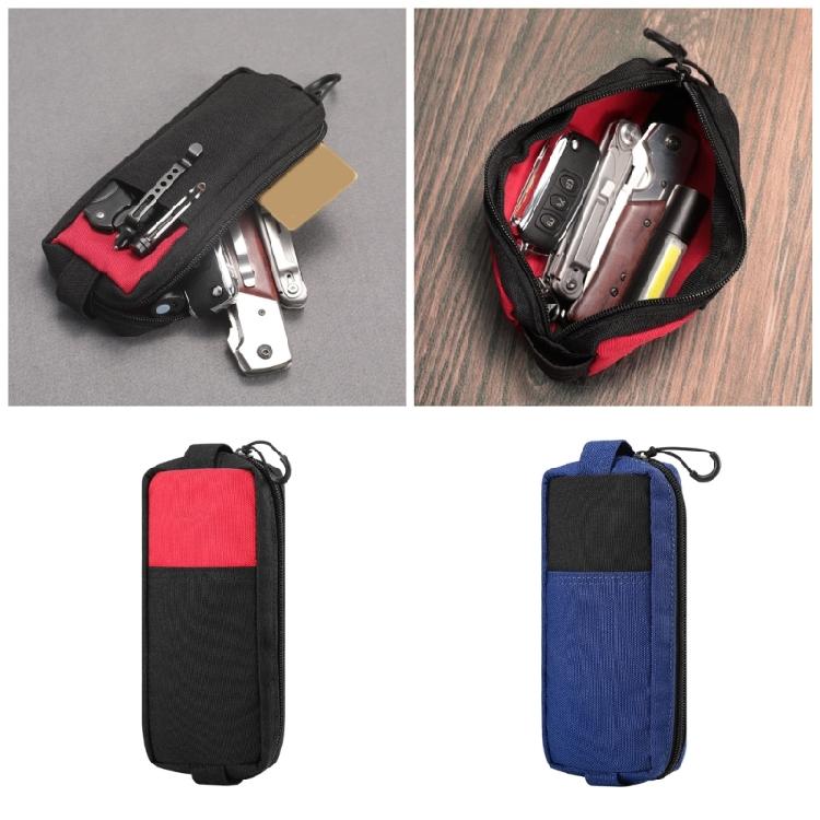 Webbing Pouches Belt Bag Multiuses Wallets Outdoor Camping Pouches Phone Bag with Attachments for Hiking Camping Hunting