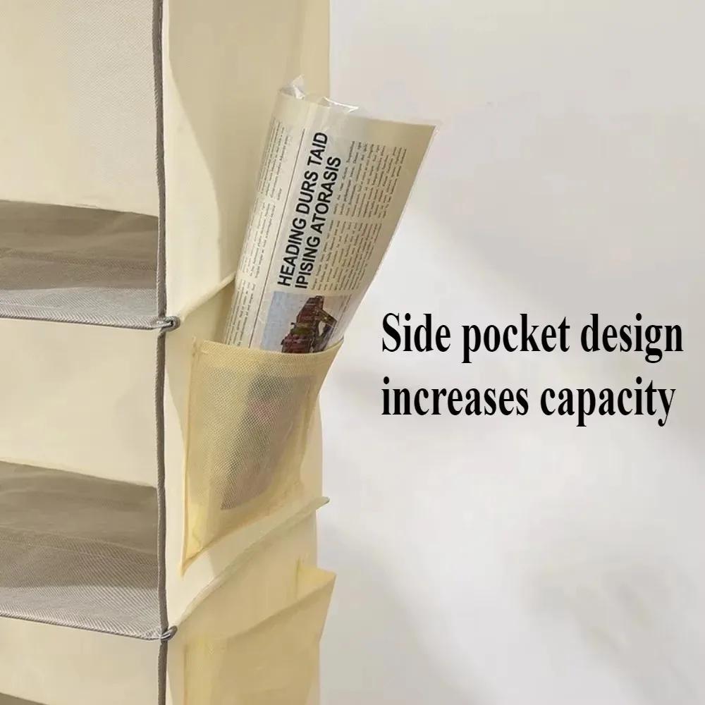 Hanging Closet Pants Organizer Shelves Foldable Multilayer Clothing Arrange with Hook Shoe Cap Clothes Racks Hangs Storage Shelf