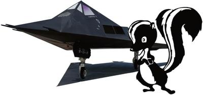 PLATZ Plastikový model stíhačky Stealth amerického letectva Nighthawk Skunk Works 1/144 F-117 AE144-15