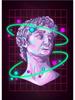 Neon Effect Vaporwave Glitch Sculpture Posters Print Canvas Painting Abstract Wall Art Picture For Modern Living Room Home Decor