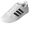 Baskets - Adidas - Grand Court - Blanc - Lacets - Plat - Synthétique