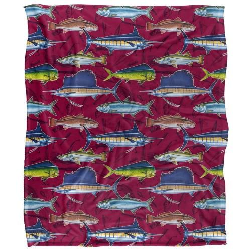 JQ Licensing Silky FIshing Supersoft Blanket