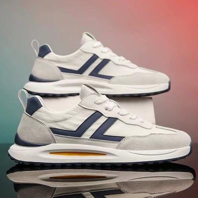 Herrskor sommar nya andningsbara sportskor herr löpning vardagliga unga pappa trendiga skor mångsidiga skor herr