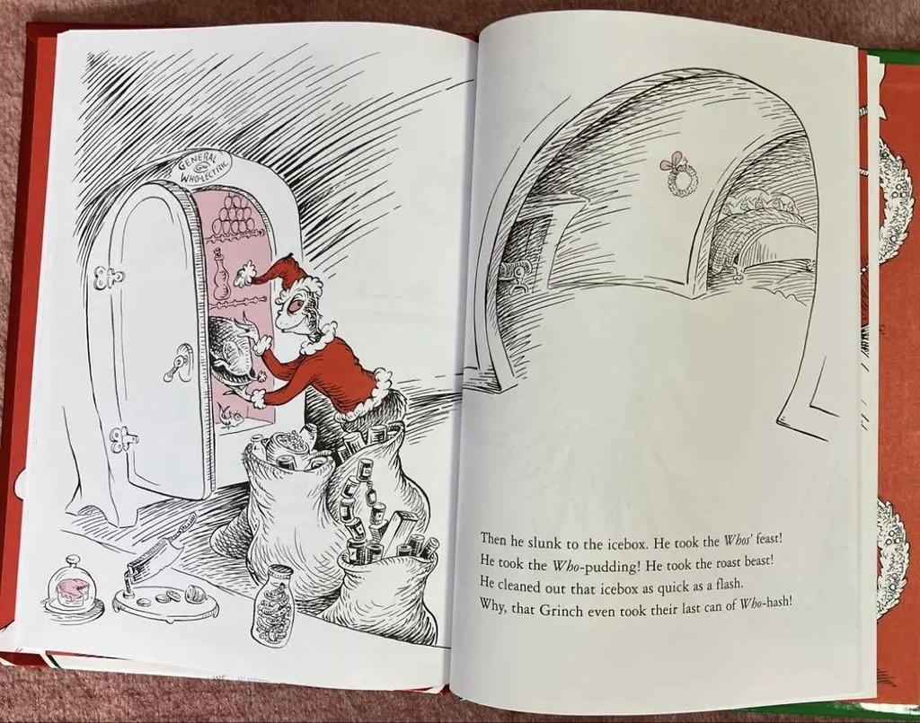 [USED] Foreign books Picture books Grinch Dr.Seuss Christmas